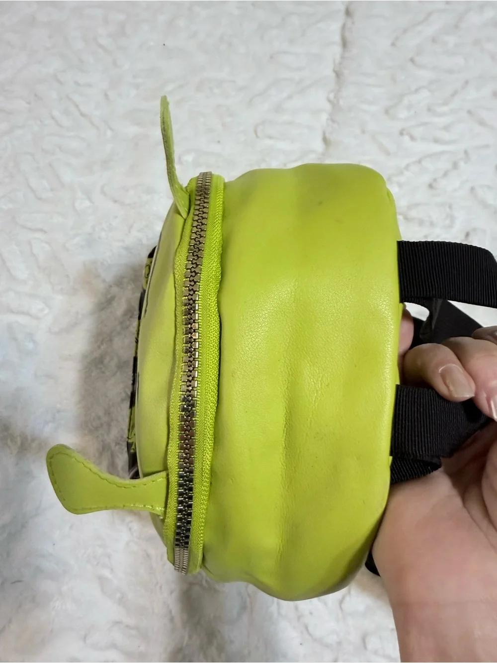 Dreamworks Shrek Bright Green and Black Kids Backpack
